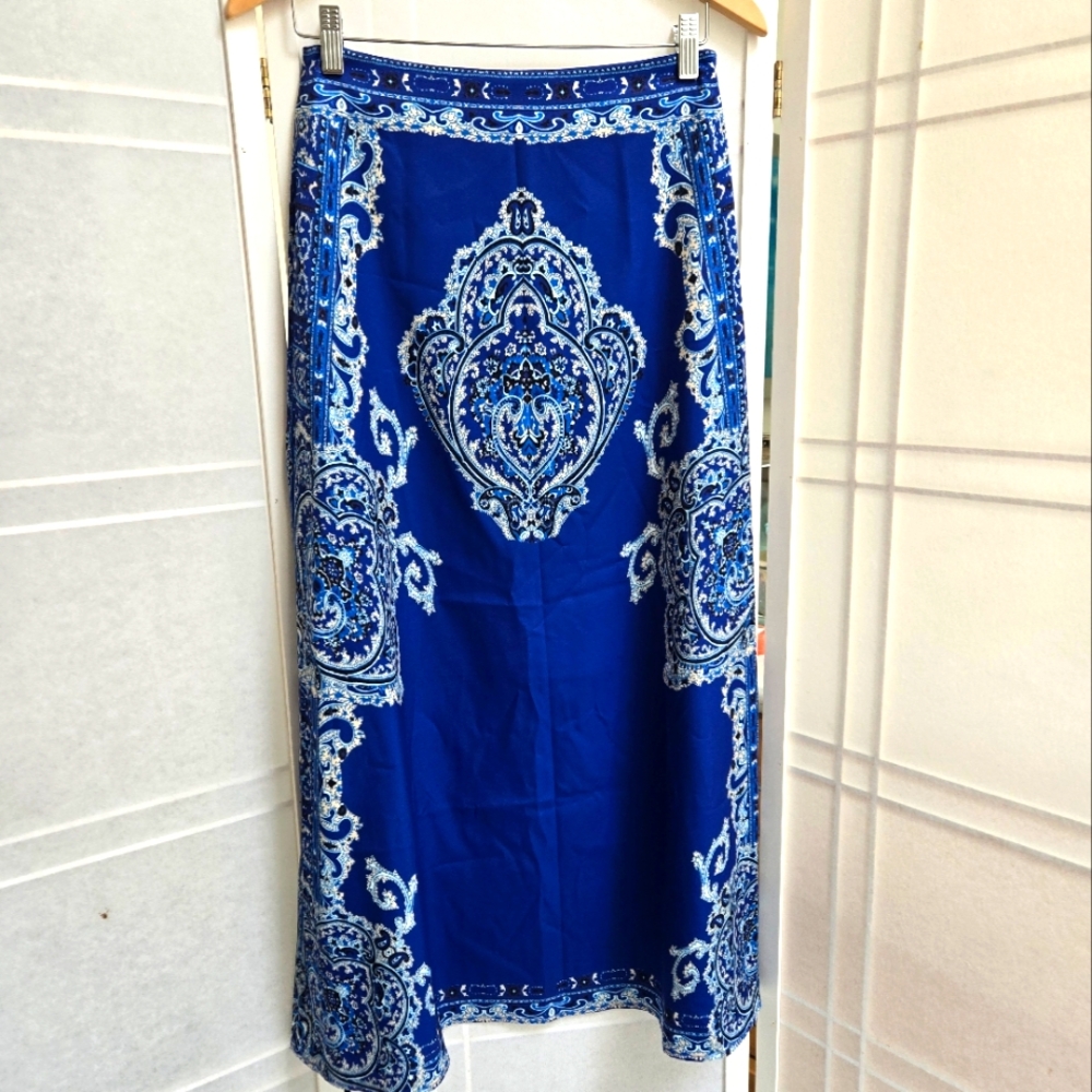 Comino Couture Blue White Skirt